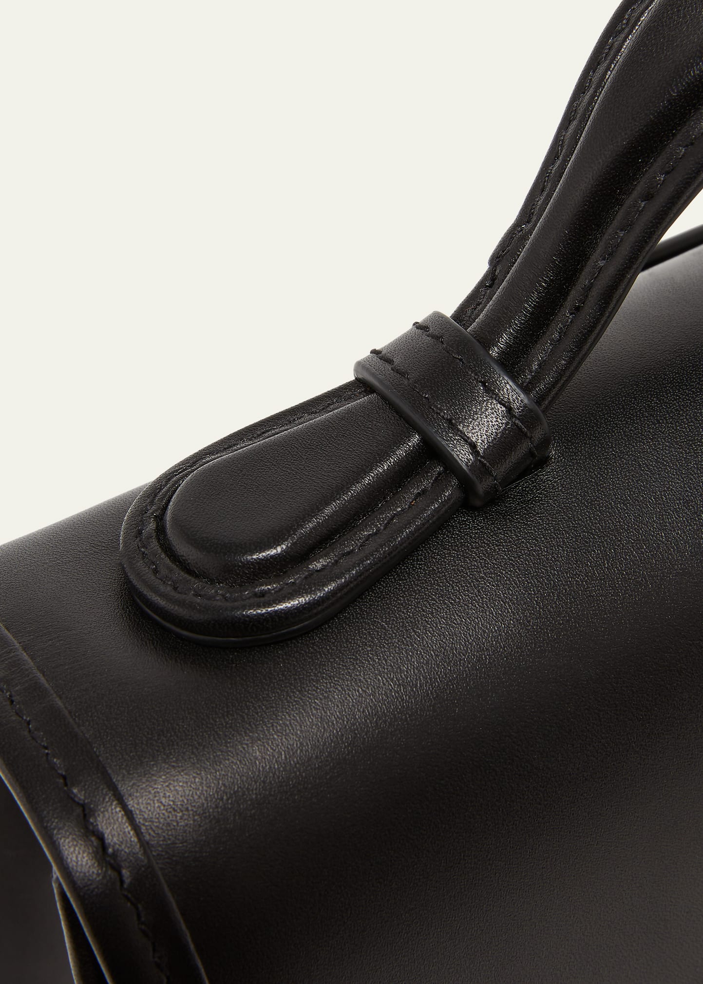 Nappa Leather Turnlock Flap Over Top Handle Crossbody Bag